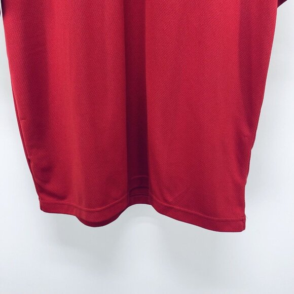 Pro Tour Air Play Shirt Size M Men's Red Short Sleeve Polyester Knit Golf Polo - Picture 5 of 10